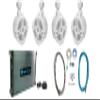 Rockville Bundle DBM45 Marine/Boat Amplifierr Bundle RMWK4 Marine Amp Install Wire Kit & (2) Pair RWB70W White 6.5" 250w Marine Tower Speaker (6 Items) view 1