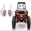 Rockville RKL65MBW Bundle: (2) 6.5 in 700-Watt Marine LED Speakers, (2) MAC65W Aluminum Wakeboard Tower Pod Enclosures for RZR ATV UTV Cart Jeep, 4-Items view 1
