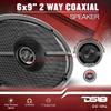 DS18 Premium Car Audio Bundle - Hybrid Powerhouse 2X 6.5 Mid-Range Speaker and 2X 6x9 Coaxial Speaker for Unrivaled Sound and Style view 4
