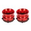 1 Pair Nab Hub Adapters, 10 Inch Aluminum Alloy Nab Hub Adapter Reel to Reel Opener Nab Reel Hub Adaptors for for Akai for Teac (Red) view 1