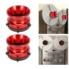 1 Pair Nab Hub Adapters, 10 Inch Aluminum Alloy Nab Hub Adapter Reel to Reel Opener Nab Reel Hub Adaptors for for Akai for Teac (Red) view 4