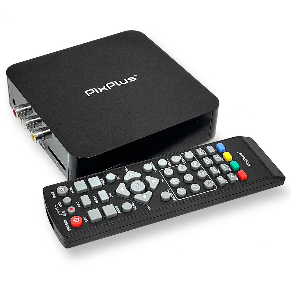 ATSC Digital Converter Box for TV, HDMI Cable Recording Recording Function Output USB LED Timer Display 64GB