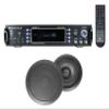Rockville RPA60BT Bundle: 1000 Watt 2-Channel USB Bluetooth Karaoke Amplifier/Mixer, (2) HC85 Black 8 in 700 Watt in-Ceiling Home Theater Speakers, 3-Items view 1