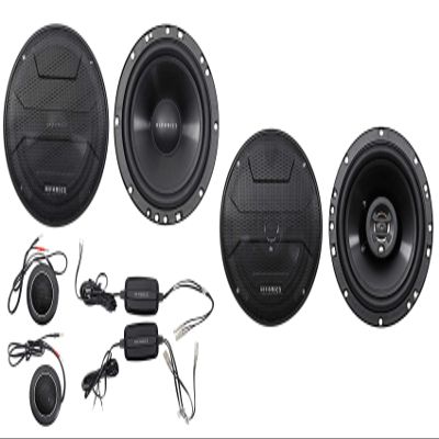 Audiosavings Bundle: (1) Pair Hifonics ZS65C 6.5" 400 Watt Component Car Audio Speakers Bundle with (1) Pair Hifonics ZS653 6.5" 600 Watt Car Stereo Speakers (4 Items)