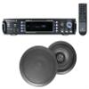 Rockville HC655 Bundle: 6.5 in-Ceiling Speakers Pair 250W Peak / 80W RMS Each, RPA60BT V2 1000W 2-Channel Bluetooth USB Karaoke Amp, Paintable Grills, 2-Items view 1