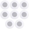 Audiosavings Bundle: (8) JBL CSS8018 8" Commercial 70V/100V 10w Ceiling Speakers (4) Restaurant/Bar/Cafe (8 Items) view 1