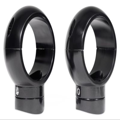 Rockville MacSwivelB 360 Rotation Swivel Clamp Mounts for MAC69B, MAC80B & MAC90B Tower Pods, Aircraft Grade Aluminum, Quick Release Hand Knobs, 2-Piece