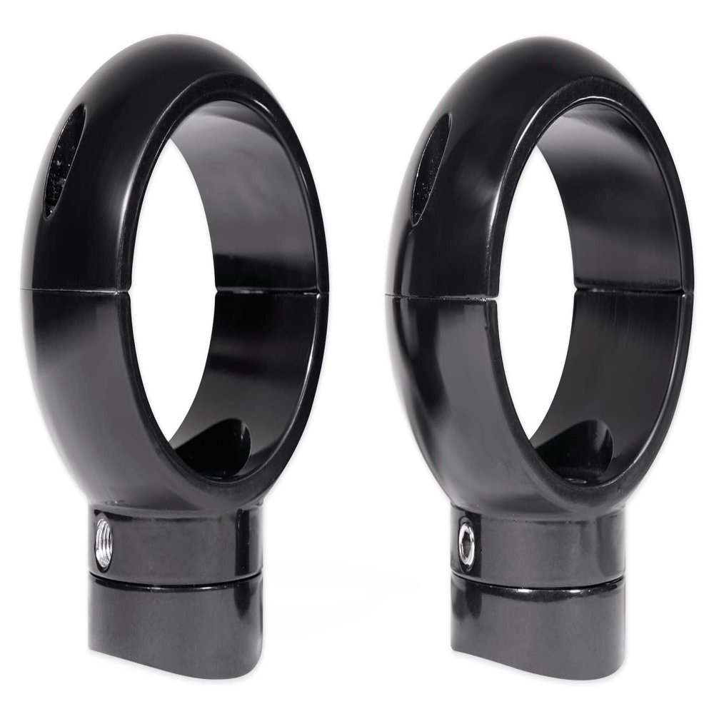 Rockville MacSwivelB 360 Rotation Swivel Clamp Mounts for MAC69B, MAC80B & MAC90B Tower Pods, Aircraft Grade Aluminum, Quick Release Hand Knobs, 2-Piece