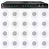 Audiosavings Bundle: JBL CSMA280 Commercial/Restaurant 2 x 80w Amplifier 4ohm/8ohm/70V/100V, 8 inputs Bundle with (20) JBL CSS8004 4" Commercial 70V/100V 5w Ceiling Speaker 4 Restaurant (21 Items) view 1