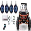 Audiosavings Bundle (2) Pair Kicker 45KMTC65 Tower LED Speaker+Amp+Receiver for RZR/ATV/Bundle with (1) RV RGHR2 Marine Hole Receiver & (1) MTX WET75.4 4-Ch Amp &(1) RV RMWK8 Amp Wire Kit (Items 7) view 1