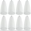 Rockville Bundle: (8) PEN-65T White 6.5" 70V Hanging Pendant Speakers for Office/Bar/Cafe (8 Items) view 1