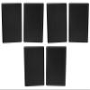 Rockville RockSlim 70B Black 5.25" Commercial/Restaurant Speakers, 6-Pack view 1