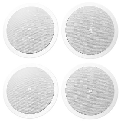 (4) JBL CONTROL 26CT 6.5" 60w 70v Commercial Ceiling Speakers For Restaurant/Bar