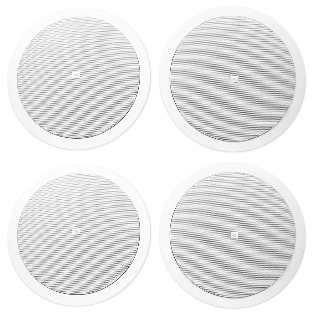 (4) JBL CONTROL 26CT 6.5" 60w 70v Commercial Ceiling Speakers For Restaurant/Bar