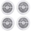 Rockville RMC65W 6.5" 600W 2-Way Marine Boat Speakers, 4 Ohm, Waterproof, UV-Resistant, High-Fidelity Sound, for Boats and Outdoor Adventures, 4-Piece view 1