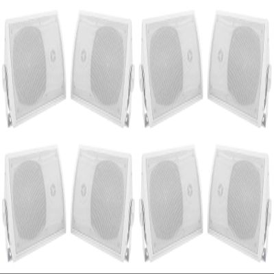 Rockville (4) Pair HP5S 5.25" Outdoor/Indoor Home Theater Speakers w/Swivel Bracket (8 Items)
