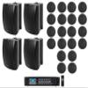Rockville Bundle RCS180-6 Commercial Amp BT Bundle with (4) WET-5B 70V IPX55 Commercial Speaker & (20) CCL5T 70V 5" Commercial Ceiling Speakers (25 Items) view 1