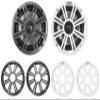 Audiosavings Bundle: (4) Kicker 45KM654 6.5" 390w Marine Boat Speakers KM65 w/Charcoal+White Grilles (4 Items) view 2