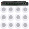 Audiosavings Bundle: JBL CSMA280 Commercial/Restaurant 2 x 80w Amplifier 4ohm/8ohm/70V/100V, 8 inputs Bundle with (12) JBL CSS8018 8" Commercial 70V/100V 10 Watt Ceiling Speaker (13 Items) view 1
