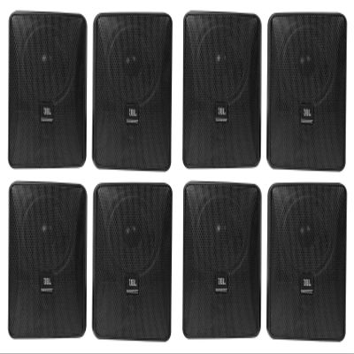 (8) JBL Control 25-1 5.25" 30w 70v Wall-Mount Commercial Restaurant/Bar Speaker (8 Items)