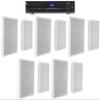 Audiosavings Bundle: JBL VMA1120 Commercial 120W 70v Bluetooth Amplifier, 5 Inputs Bundle with (5) Pair Rockville RockSlim 70W White 5.25" 70v Commercial Restaurant Wall Speakers (11 Items) view 1