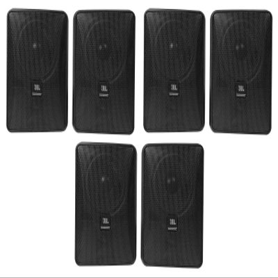 (6) JBL Control 25-1 5.25" 30w 70v Wall-Mount Commercial Restaurant/Bar Speaker (6 Items)