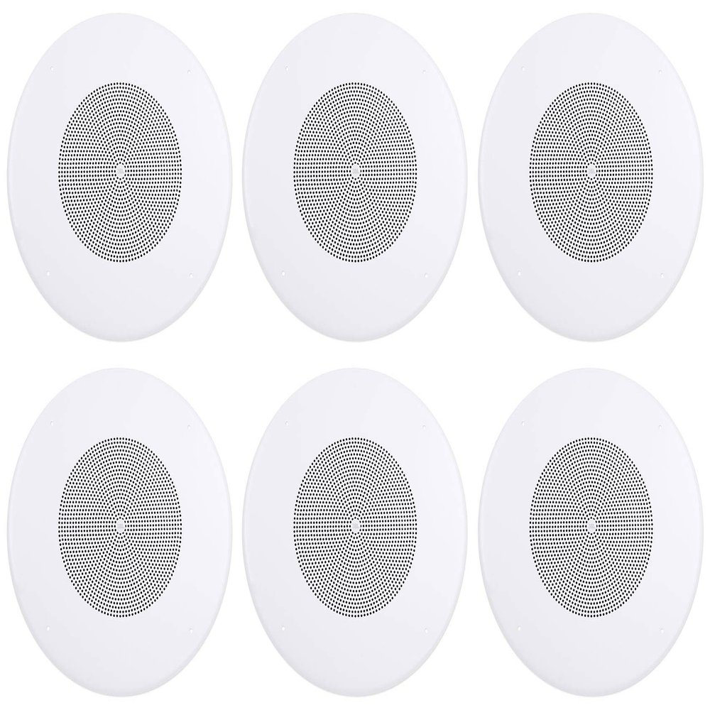 Audiosavings Bundle: (6) JBL CSS8018 8" Commercial 70V/100V 10w Ceiling Speakers (4) Restaurant/Bar/Cafe (6 Items)