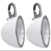 Audiosavings Bundle: (1) Pair Kicker 12KMTESW Marine 6" Or 6.5" Speaker Wakeboard Tower Enclosures KMTES Bundle with (2) Kicker 45KM654L 6.5" 390w Marine LED Speakers w/Charcoal (4 Items) view 2