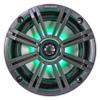 Audiosavings Bundle: (4) Kicker 45KM654L 6.5" 390w Marine LED Speakers w/Charcoal+White Grilles KM65 (4 Items) view 4