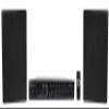 Rockville RCS80-1 Bundle: 60 Watt 70V Commercial/Restaurant Amplifier/Bluetooth Receiver, (2) RockSlim 70B Black 5.25" 70V Commercial Restaurant Wall Speakers, 3-Items view 1