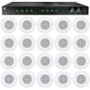 Audiosavings Bundle: JBL CSMA280 Commercial/Restaurant 2 x 80w Amplifier 4ohm/8ohm/70V/100V, 8 inputs Bundle with (20) JBL CSS8008 8" Commercial 70V/100V 5w Ceiling Speaker 4 Restaurant (21 Items) view 1