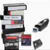 Generic 10 Pack - Video Tape Transfer Service to Digital MP4 on USB AND Cloud (VHS, VHS-C, Hi 8, Video 8, Digital 8, 8mm, Mini-DV, Audio) by The Video Editor, Black view 1