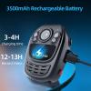 CAMMHD YX1-256G 2K/1440P Body Camera Support Video Audio Image, 3500mAh Battery Work 12hrs, Night Vision and 2.0IN Screen Easy to Playback, Data-encrypted Body Cam for Police and Personal view 3