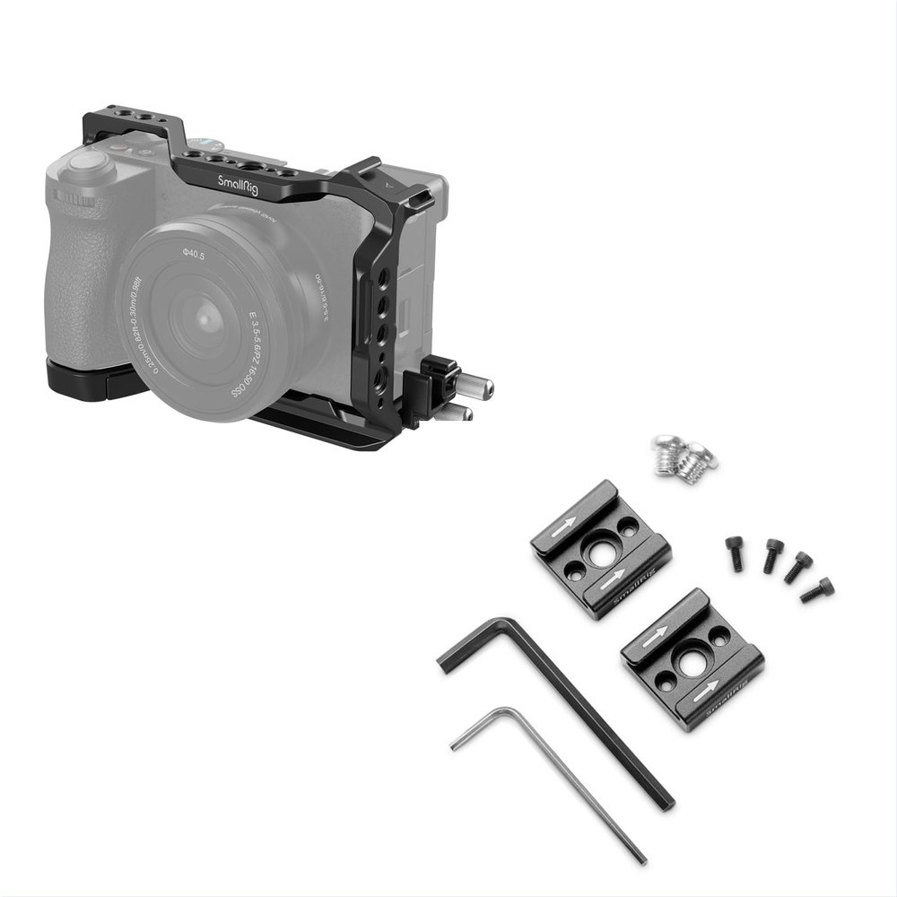 SmallRig Cage Kit for Sony Alpha 6700, with Cold Shoe 2-Pack