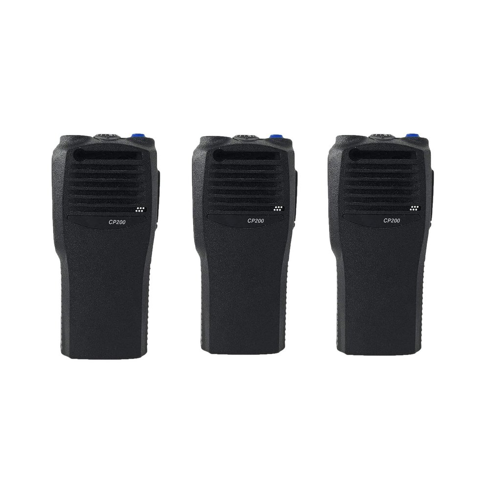 3Pack CP200 Replacement Housing Case Front Cover with Speaker Compatible with CP200 Handheld Two Way Radio