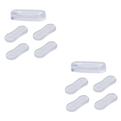 Gatuida 10pcs Transparent Toilet Lid Pads Silent Silicone Pu Cushion Bumpers for Home Hotel and Hospital Toilets Easy Installation Reduces Noise and Protects