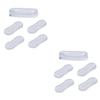 Gatuida 10pcs Transparent Toilet Lid Pads Silent Silicone Pu Cushion Bumpers for Home Hotel and Hospital Toilets Easy Installation Reduces Noise and Protects view 1