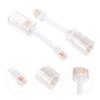 jojofuny 4pcs Telephone Cord Detangler Swivel Design for Landline Phones Easy Install Removal Prevents Twisting and for Home Office Use view 4