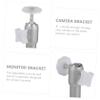 jojofuny 4pcs Security Camera Mount Ceiling Wall Bracket Indoor Outdoor CCTV Holder Aluminum for Home view 3