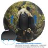 1 Mousepad with Non-Slip Rubber Base 8" Round Mouse-Mat with Stitched Edge Panda Tree Gaming Mousepad for Wireless Mouses Computer Laptop Home Office Desk Pad view 3