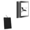 BoxWave Case Compatible with Haoqing Meebook P78 (7.8 in) - Velvet Pouch, Soft Velour Fabric Bag Sleeve with Drawstring - Jet Black view 1