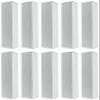 Rockville Wet Array 5 White 70V 60W Commercial Wall Mount Swivel Column Speaker, 2-Way Line Array Design, IP55 Waterproof, Indoor/Outdoor Use for Restaurants, Churches, Auditoriums (10 Item) view 1
