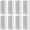 Rockville Wet Array 5 White 70V 60W Commercial Wall Mount Swivel Column Speaker, 2-Way Line Array Design, IP55 Waterproof, Indoor/Outdoor Use for Restaurants, Churches, Auditoriums (8 Item) view 1
