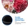 2 PCS Mousepad with Non-Slip Rubber Base 8" Round Mouse-Mat with Stitched Edge Pink Botanical Floral Gaming Mousepad for Wireless Mouses Computer Laptop Home Office Desk Pad view 4