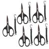 BESPORTBLE 5pcs Fishing Scissor Braided Line Clipper Compact Wire Cutting Scissors Reusable Shears Wire Accessories Angler Must-have view 1