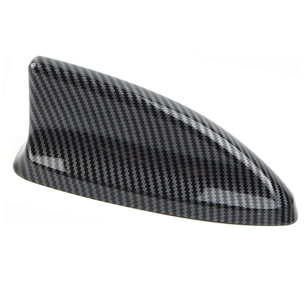 RAGBUSCLE Exterior Shark Fin Antenna Cover Carbon Fiber, Roof Shark Fin Antenna Cover Trim, 2022 Compatible with Honda Civic 11th, Shark Fin Antenna Cover for Car
