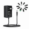 13.5V 1A Switching Power Supply 30W Universal Power Cord 10 Multi Jacks Adaptor Replacement Regulated 13.5V AC/DC Adapter 13.5V 1000mA 800mA 500mA Charger Transformer Plug view 1