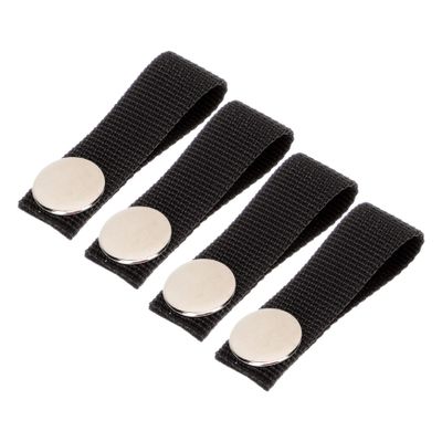 LIFKOME 16pcs Polyester Material Chin Strap for Hockey Helmet Safety Chin Strap Single Snap