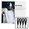 LIFKOME 16pcs Polyester Material Chin Strap for Hockey Helmet Safety Chin Strap Single Snap view 3