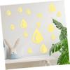 ABOOFAN 20pcs Creative Water Drop Mirror Wall Sticker Mirrors Home Decor Murals for Living Room Bedroom Decor, 16x11x0.1CM, Golden, NZEZ31643ZI9DT359FLXY8KN view 3